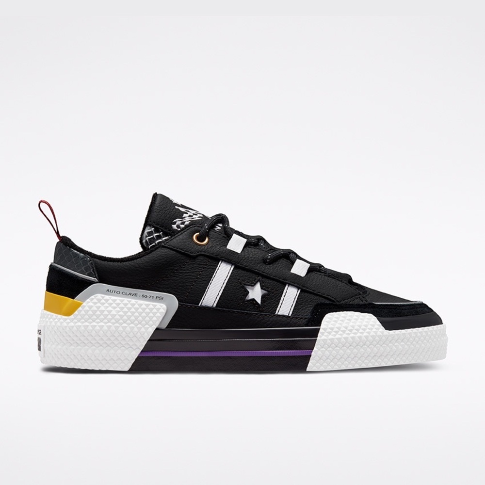 CONVERSE x Ibn Jasper Collab One Star Low Top Black/White/Spectra Yellow Size M9 - Picture 1 of 10